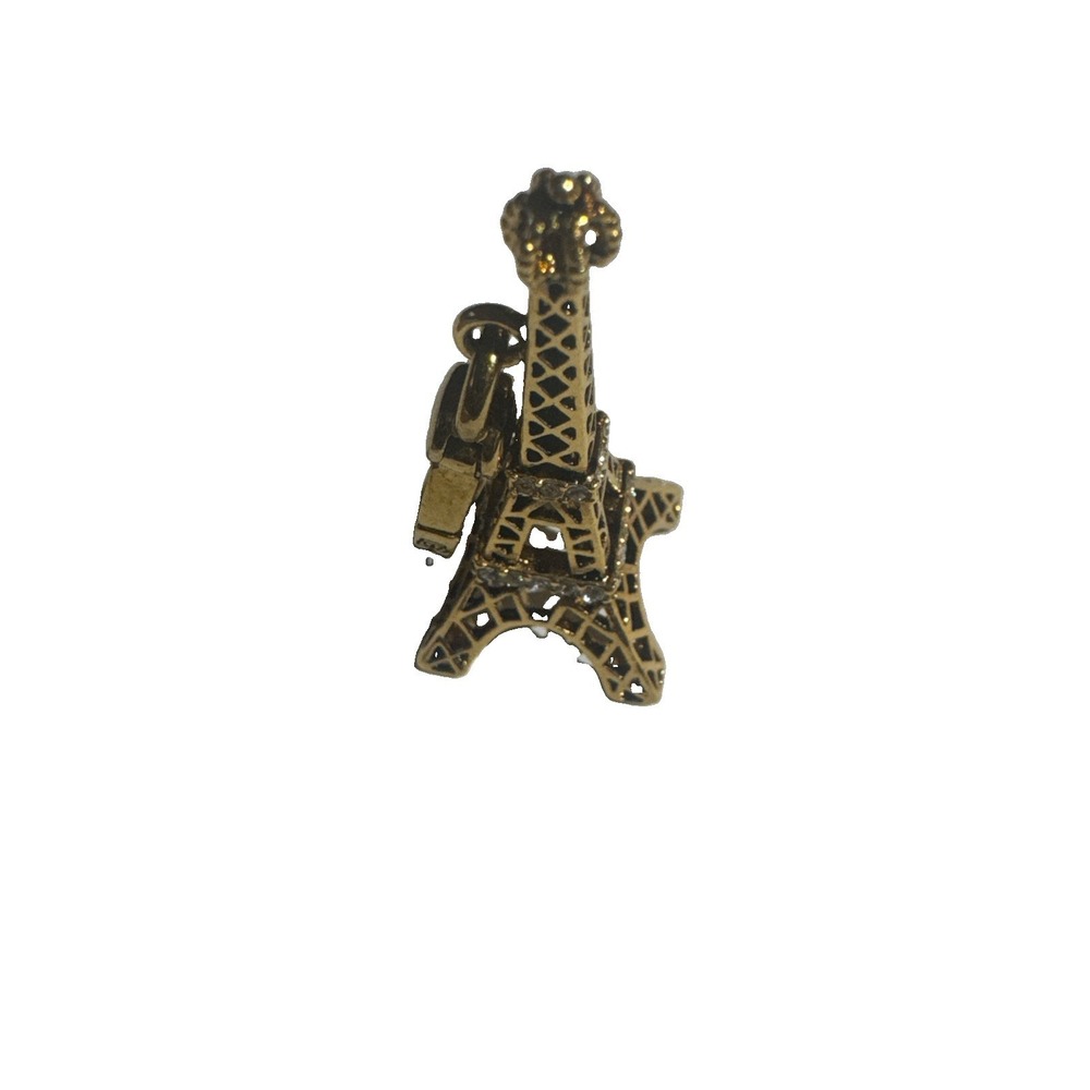 Juicy Couture Eiffel Tower‎ Charm Gold Tone With Rhinestones